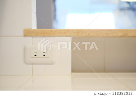 キッチンに設置したコンセント キッチンに設置したコンセント 118382018