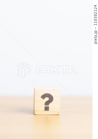Wood block of Questions Mark ( ? ) sign. FAQ, frequency asked questions, Answer, Q and A, Information, Communication and interrogation Concepts Wood block of Questions Mark ( ? ) sign. FAQ, frequency asked questions, Answer, Q and A, Information, Communication and interrogation Concepts 118382124