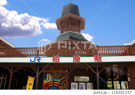 JR福知山線の柏原駅 JR福知山線の柏原駅 118382147