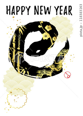 2025年　巳年　年賀状 118383163