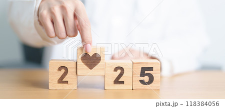 Happy New Year 2025 with doctor. health care, Insurance, donation, Wellness and medical concepts Happy New Year 2025 with doctor. health care, Insurance, donation, Wellness and medical concepts 118384056