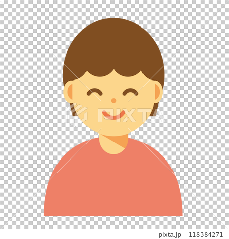 一個微笑的女人的插圖 118384271