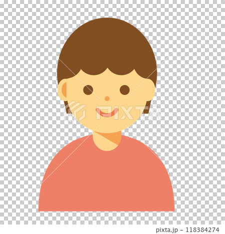 Illustration of a smiling woman 118384274