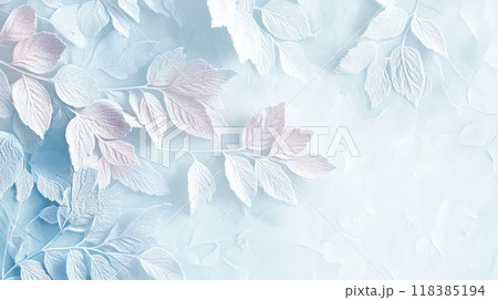 白背景とボタニカルの壁紙 白背景とボタニカルの壁紙 118385194