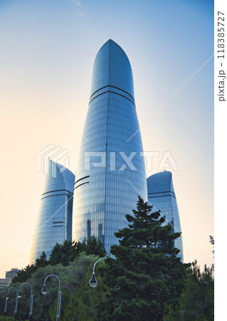 バクーの美しい近代ビル群 118385727