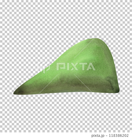 Hill illuminated by the sun and covered with tender fresh light green grass. Landscape fragment for background. Isolated watercolor illustration. Hill illuminated by the sun and covered with tender fresh light green grass. Landscape fragment for background. Isolated watercolor illustration. 118386202