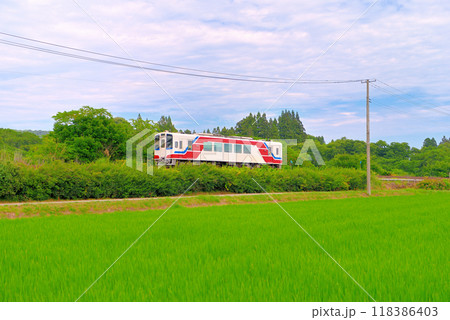 東北・久慈・陸中宇部-野田駅、失恋した主人公が自転車で北三陸鉄道と競争したロケ地・岩手県久慈市(9) 118386403