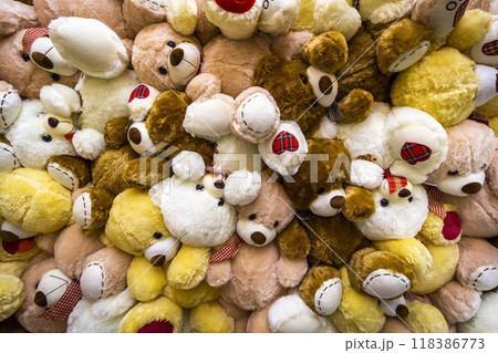 A bunch of bears toys A bunch of bears toys 118386773