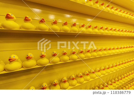 A lot of toy ducks A lot of toy ducks 118386779