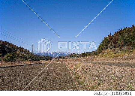 冬の田んぼ 冬の田んぼ 118386951
