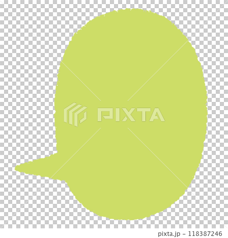 黃綠色直立式氣球 黃綠色直立式氣球 118387246