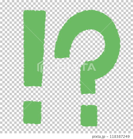 Exclamation mark and question mark Exclamation mark and question mark 118387249