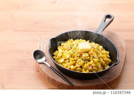 秋の味覚 バターコーン 118387346