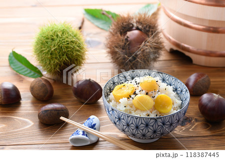 秋の味覚 栗ご飯 秋の味覚 栗ご飯 118387445