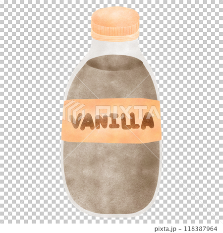 Bottle smell vanilla, transparency illustration png.	 Bottle smell vanilla, transparency illustration png.	 118387964