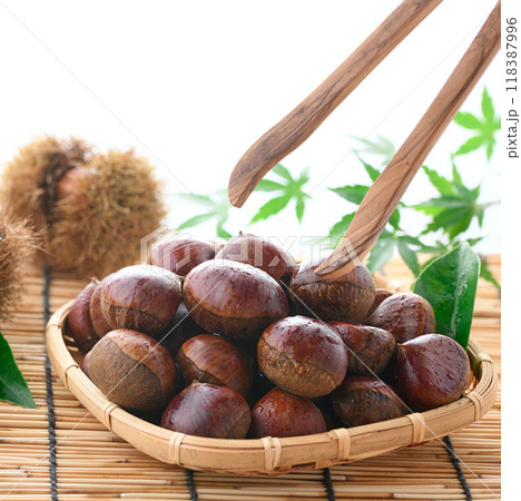 秋の味覚 栗 118387996