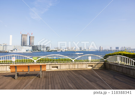 竹芝桟橋から見た晴海方向の風景 118388341