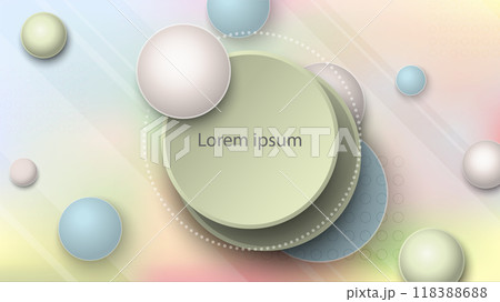Abstract Pastel Circles with Soft Gradients 118388688