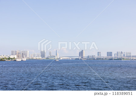 竹芝桟橋から見たお台場方向の風景 118389051