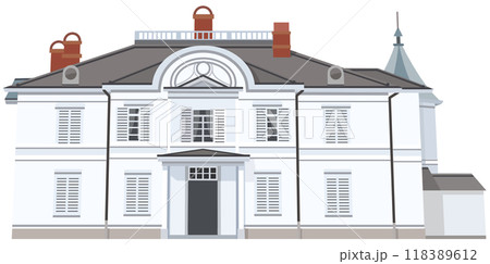 仁風閣・宝扇庵 観光地イラストアイコン 仁風閣・宝扇庵 観光地イラストアイコン 118389612
