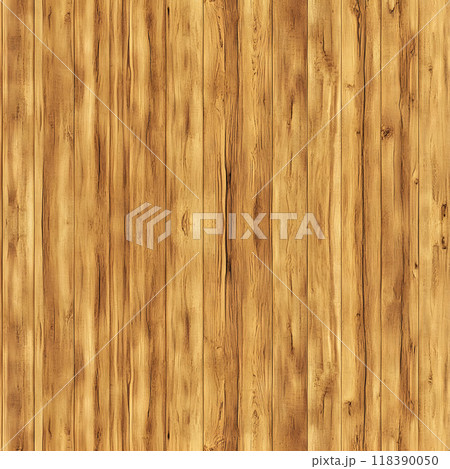 Detailed wooden plank texture with vertical grain pattern oak wood 118390050