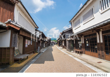 《関宿・中町の町並み》旧東海道・三重県・古い町並み 118392322