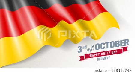 Germany unity day vector banner, greeting card Germany unity day vector banner, greeting card 118392748