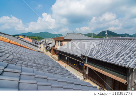 《関宿・中町の町並み》眺関亭展望台からの眺め 《関宿・中町の町並み》眺関亭展望台からの眺め 118392778