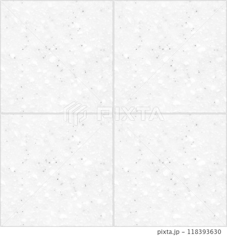 Quartz gray square seamless ceramic mosaic tile and pattern useful as background or texture 118393630