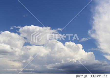 blue sky with clouds as background 118394033