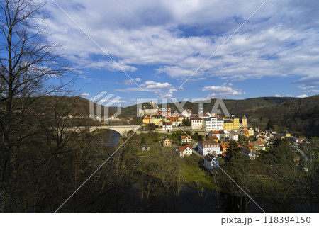 Loket castle and old town, Western Bohemia, Czech Republic Loket castle and old town, Western Bohemia, Czech Republic 118394150