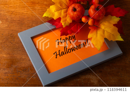 ハロウィン・Happy Halloween!!のタイトルフレーム ハロウィン・Happy Halloween!!のタイトルフレーム 118394611