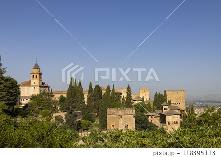 Alhambra, Generalife and Albayzin (Generalife y Albaicin de Granada), UNESCO site, Granada, Andalusia, Spain 118395113
