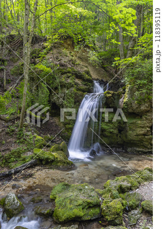 Hajsky waterfall, National Park Slovak Paradise, Slovakia Hajsky waterfall, National Park Slovak Paradise, Slovakia 118395119