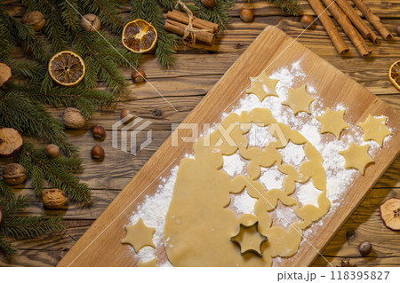 making of the Christmas cookies making of the Christmas cookies 118395827