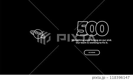 500 Internal Server Error. Vector layout template 500 Internal Server Error. Vector layout template 118396147