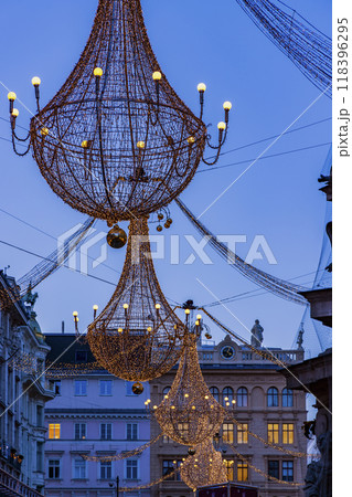Vienna, the capital of Austria, decorated for Christmas Vienna, the capital of Austria, decorated for Christmas 118396295