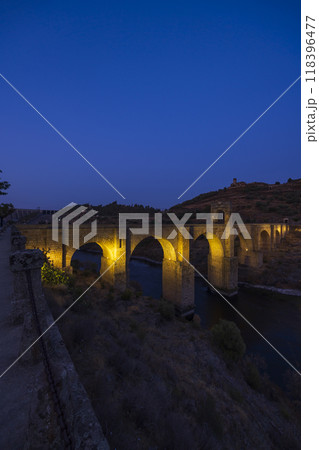 Puente de Alcantara in Extremadura, Spain Puente de Alcantara in Extremadura, Spain 118396477