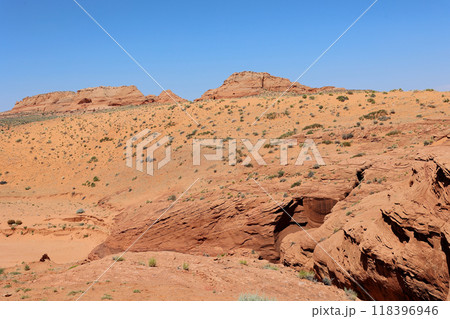 アッパー・アンテロープ・キャニオン　の出口周辺 118396946