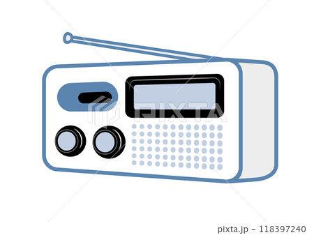 非常時　ラジオのイラスト 118397240