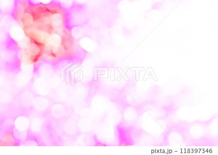 キラキラ・ピンクとオレンジ 背景素材 118397346