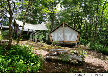 広島県　県立もみのき森林公園　キャンプ場「TENT★CABIN」 118397616