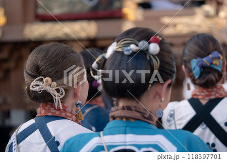 日本の風物詩、石岡のおまつり 118397701