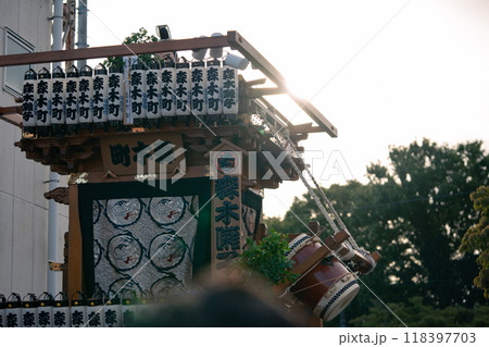 日本の風物詩、石岡のおまつり 118397703