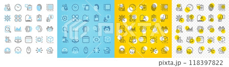 Vector icons set of Package size, Interview and Piano line icons pack for web with Calendar, Meeting time, Framework outline icon. Meeting, Search document, Report pictogram. Music phone. Vector Vector icons set of Package size, Interview and Piano line icons pack for web with Calendar, Meeting time, Framework outline icon. Meeting, Search document, Report pictogram. Music phone. Vector 118397822