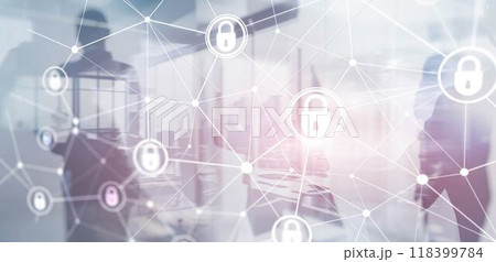 Cyber security and Security password login online concept 118399784