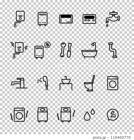 水圖標集 水圖標集 118400770