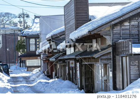 三国の雪景色 118401276