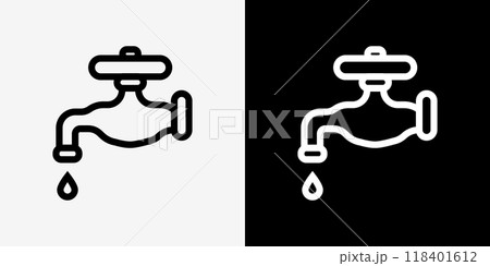 水道、蛇口、給湯器、水回りのアイコン 118401612