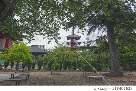 青森 金剛山最勝院の境内風景 118401629